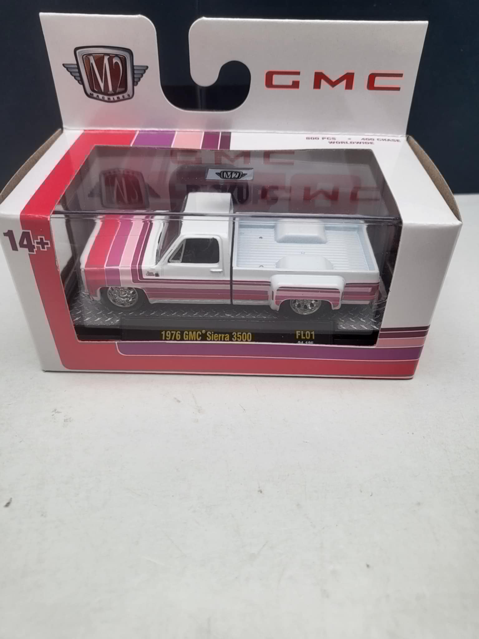 M2 Machines 2024 1:64 SEMA RFL01 1976 GMC Sierra 3500 - 800 Made