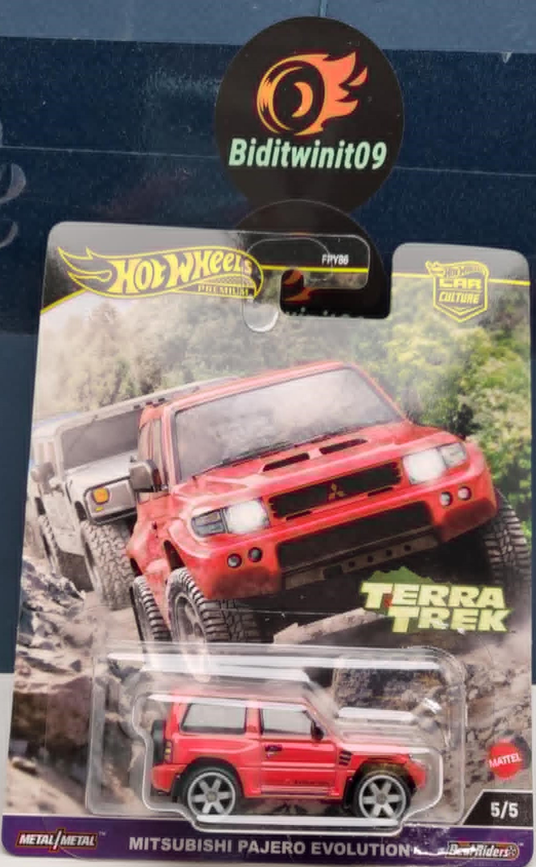 Hot Wheels Premium 2024 Car Culture Terra Trek Case C MITSUBISHI PAJEDO EVOLOTION