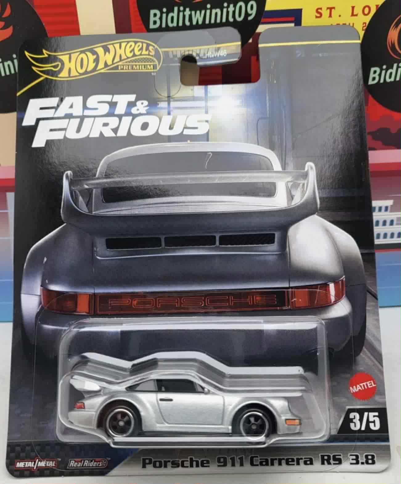 Hot Wheels 2025 Fast & Furious Case M Prosche 911 Carrera RS 3.8