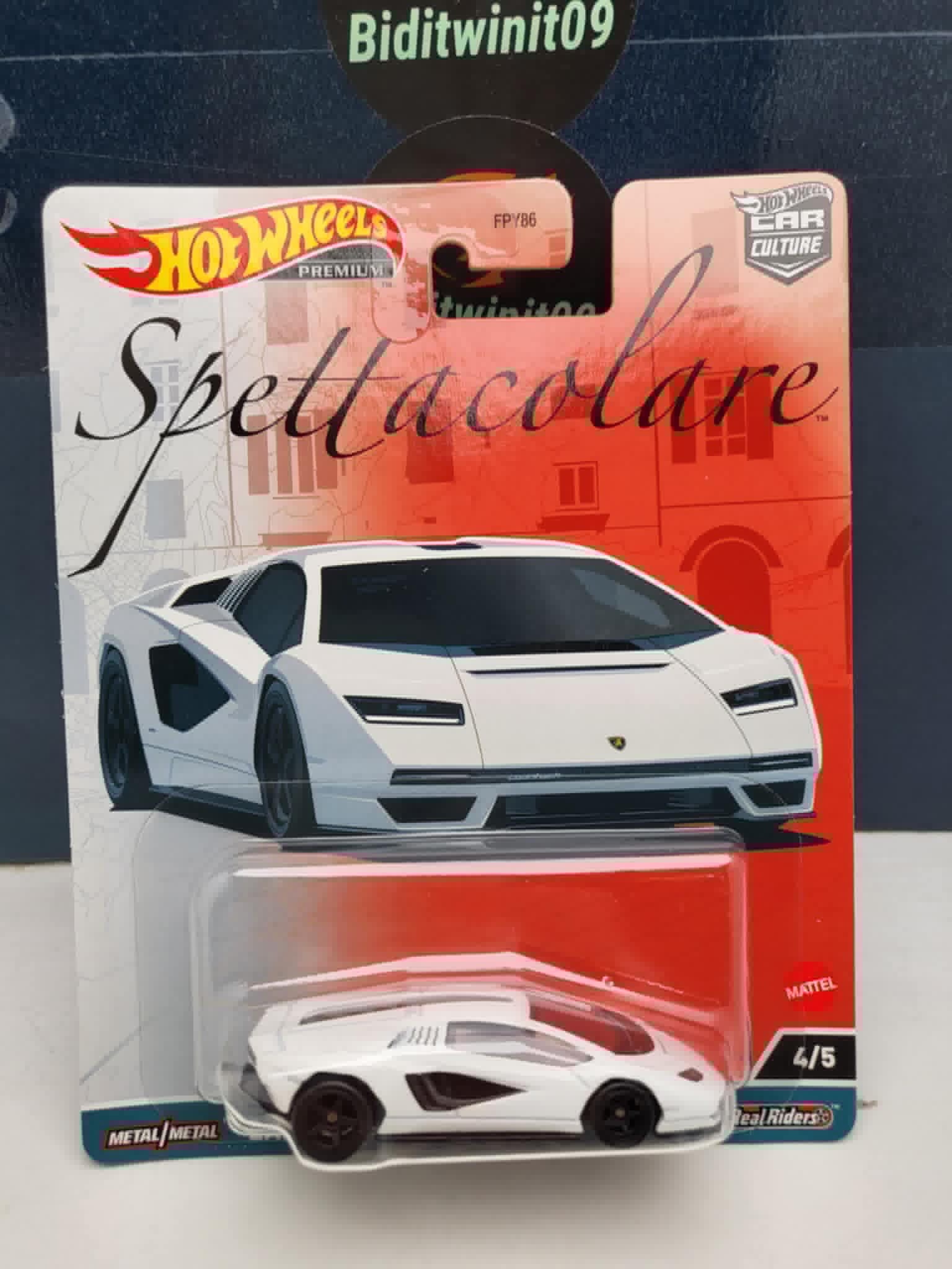 Hot Wheels Premium 2023 Car Culture Spettacolare LAMBORGHINI COUNTACH LPI 800-4