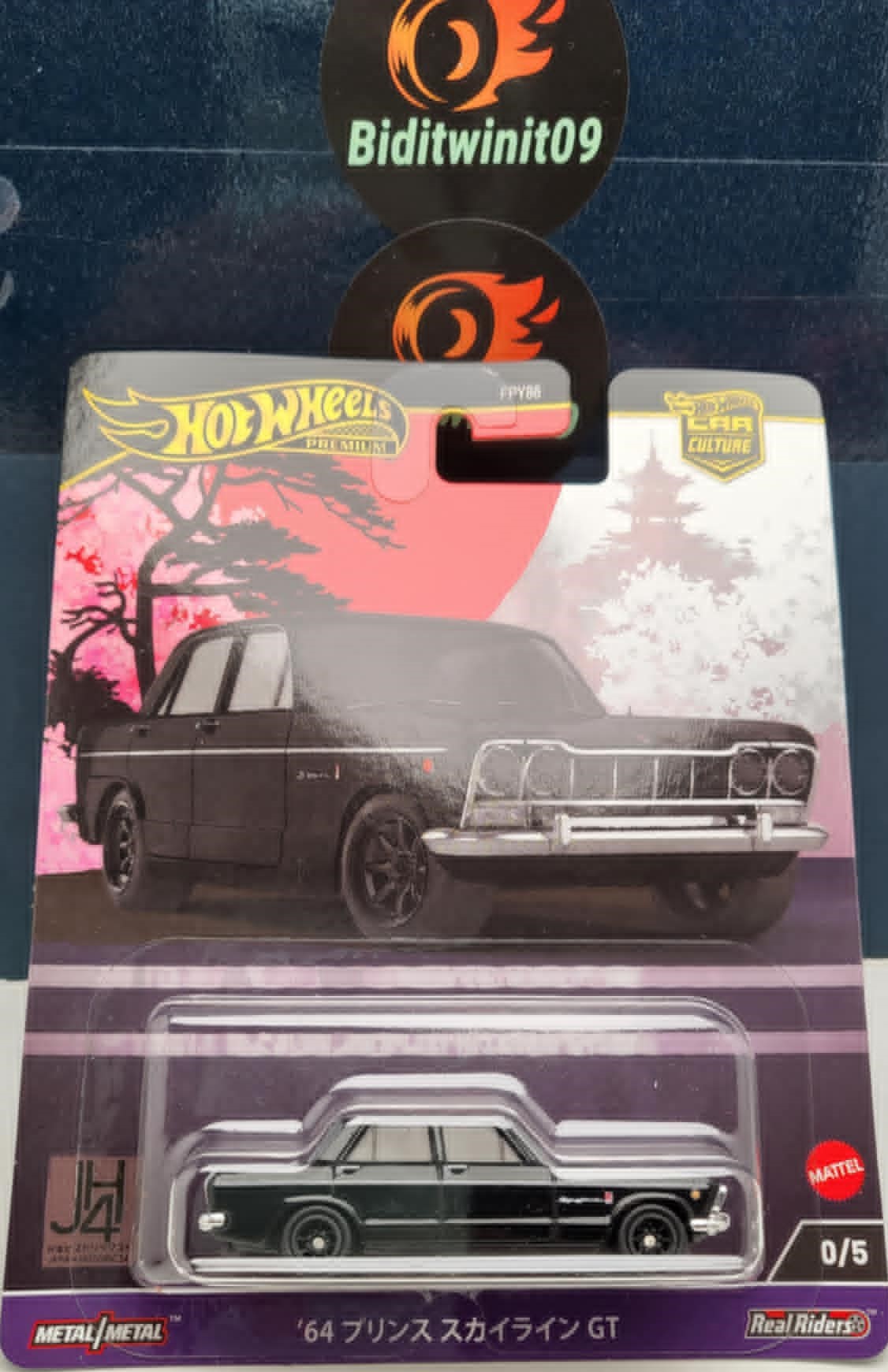Hot Wheels 2024 Car Culture Japan Historics 4  '64 Prince Skyline GT Chase Case B