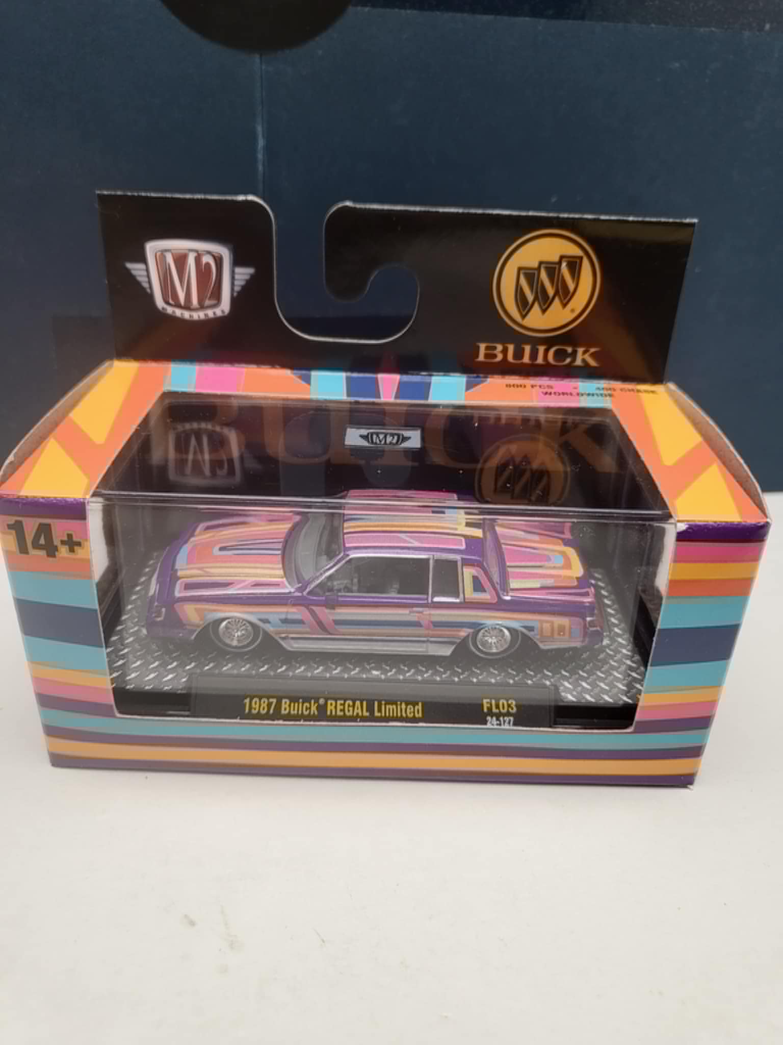 M2 Machines 2024 1:64 SEMA 1987 Buick Regal - 800 Made