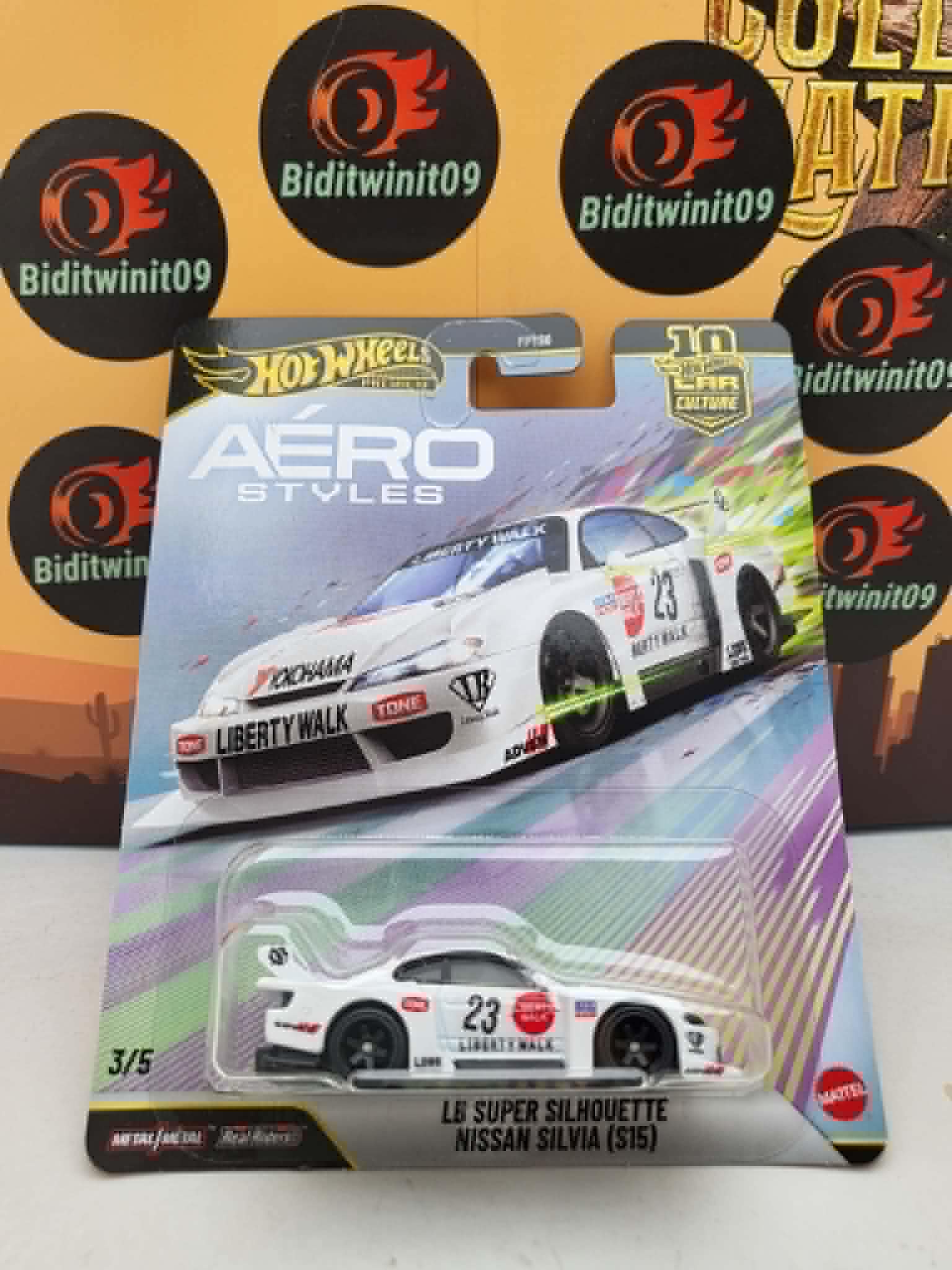 Hot Wheels 2026 Car Culture Aero Styles Case U LB Super Silhouette Nissan Silvia ( S15)