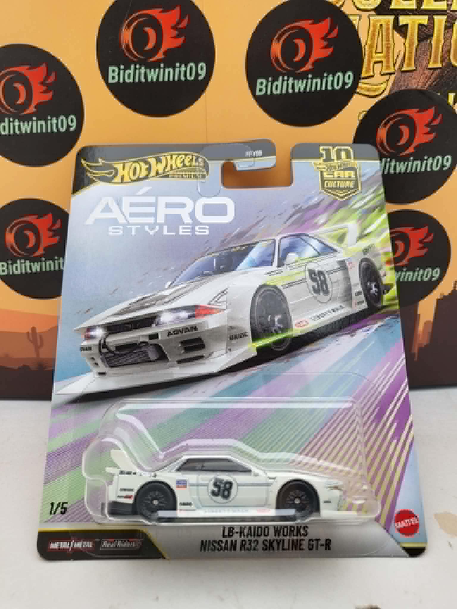 Hot Wheels 2026 Car Culture Aero Styles Case U LB-kaido Works Nissan R32 Skyline GT-R